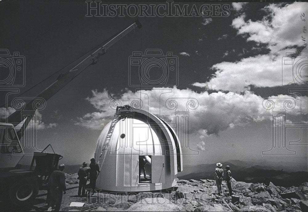 1973 Press Photo  Ealing Beck Reflecting Telescope Mount Evans - Historic Images