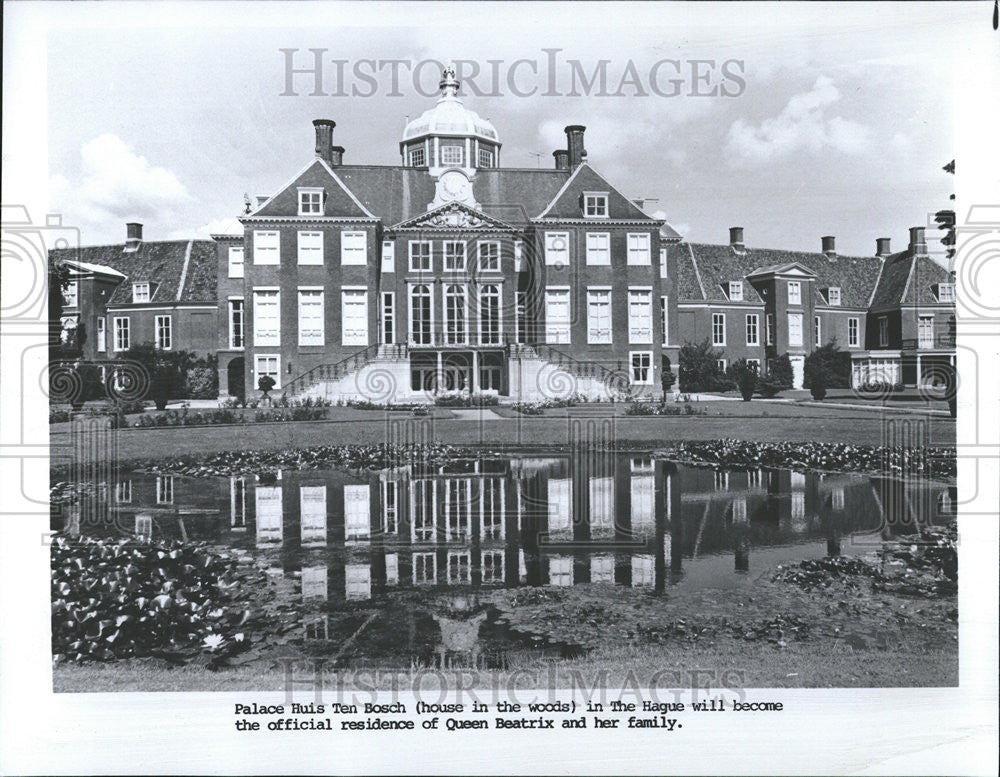 1980 Press Photo Palace Huis Ten Bosch Hague official residence Queen Beatrix - Historic Images