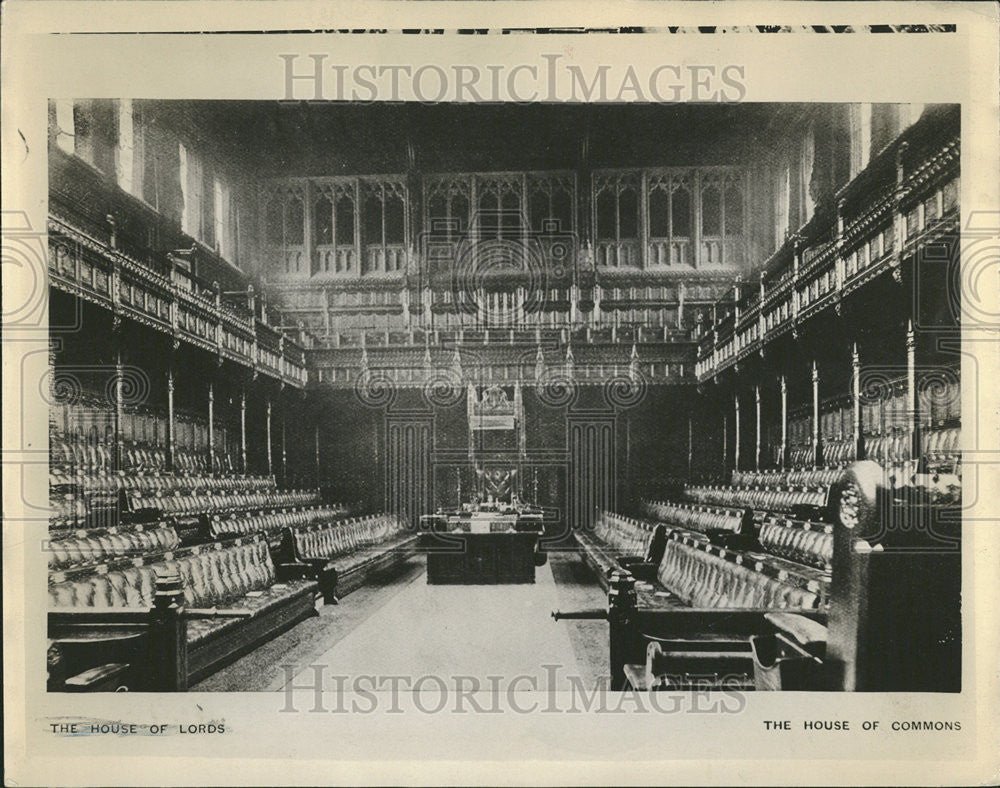 1936 Press Photo House Commons United Kingdom - Historic Images