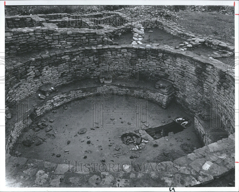 1979 Press Photo Anasazi Indian Culture Western America Archeological Evidence - Historic Images