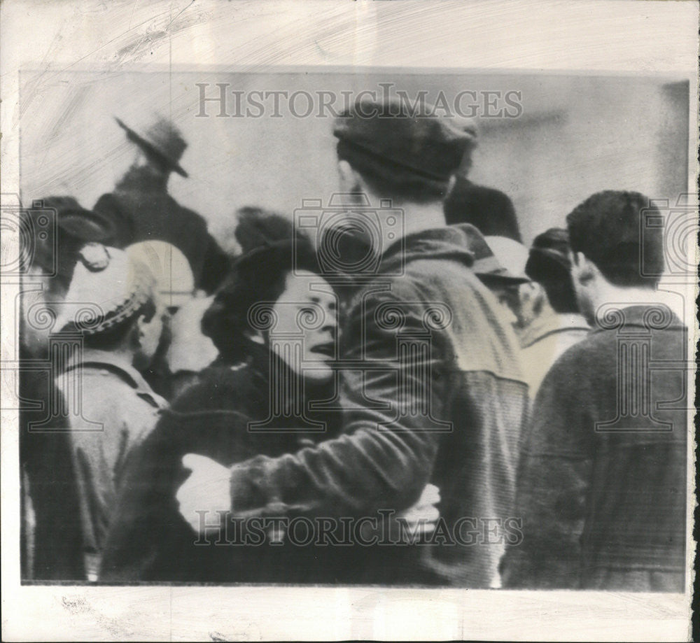 1962 Press Photo Coal Mining Mine Explosion Missing Workers Saarbruecken Germany - Historic Images