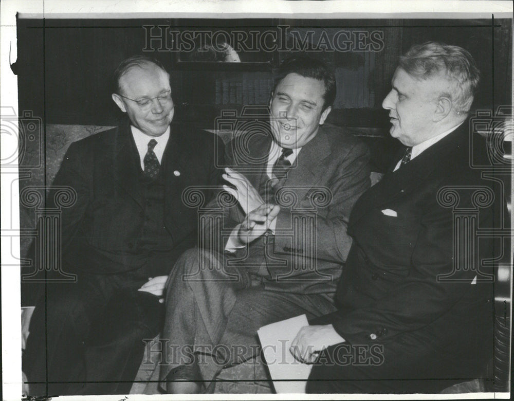 1940 Press Photo Wendell Willkie Republican candidate Senator Robert Taft Ohio - Historic Images