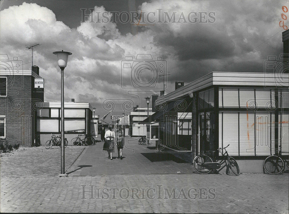 1959 Press Photo Nagele New Town development Netherlands reclamation project - Historic Images