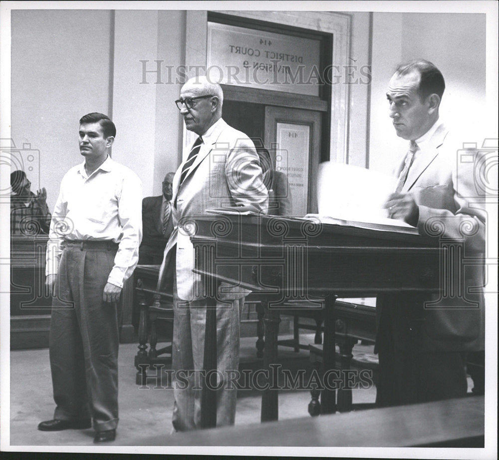 1957 Press Photo ERNEST J. MILLS JOSEPH A MEYERS MARUIN ROSENBAUM - Historic Images