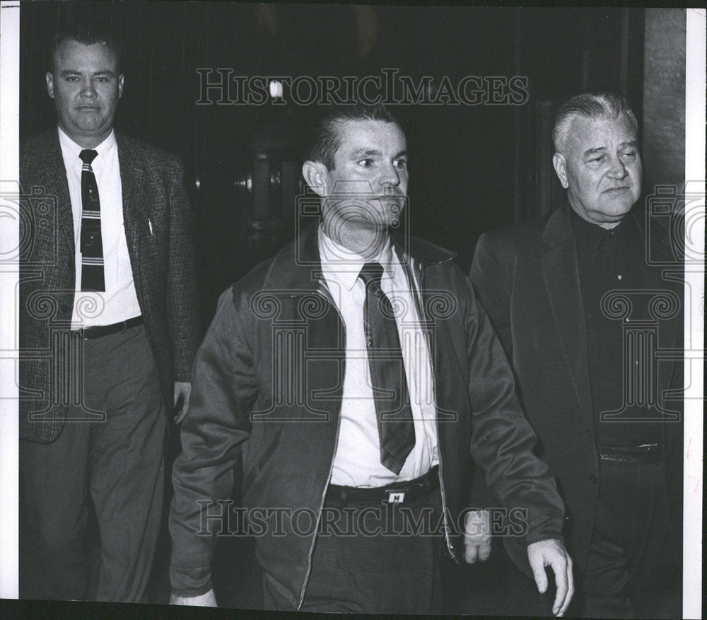 1959 Press Photo Ernest Mills American Head of Department of Sheriff&#39;s Police - Historic Images