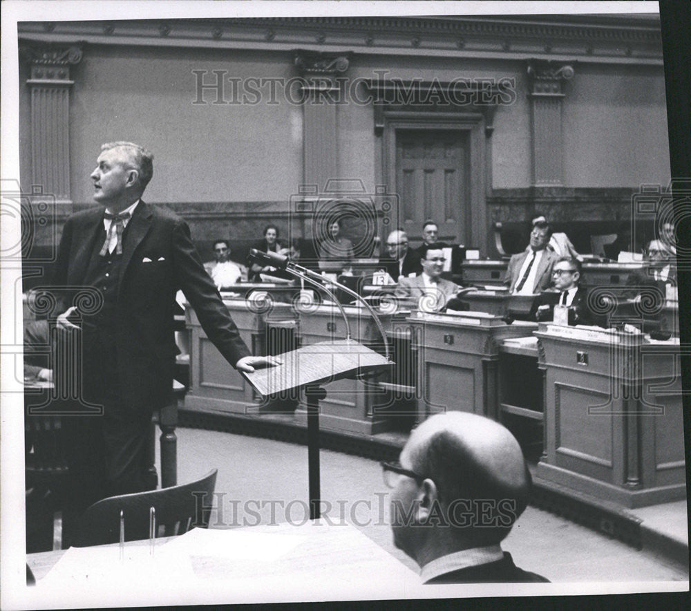 1959 Press Photo Will  Nicholson Flat Drawer Court Justice people Ira Gay Sealy - Historic Images