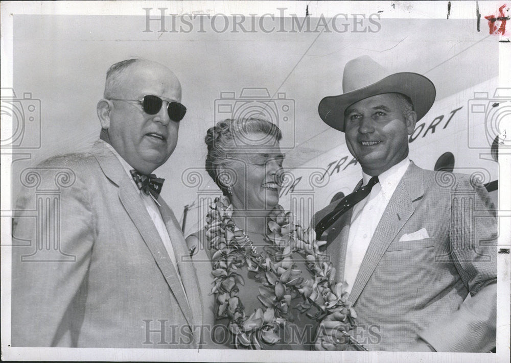 1954 Press Photo Daniel Thornton Colorado Governor Republican Politician Denver - Historic Images