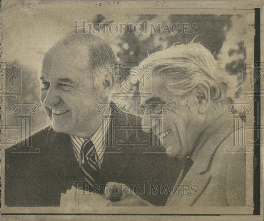 1974 Press Photo Aristotle Onassis, Prominent Greek Shipping Magnate - Historic Images