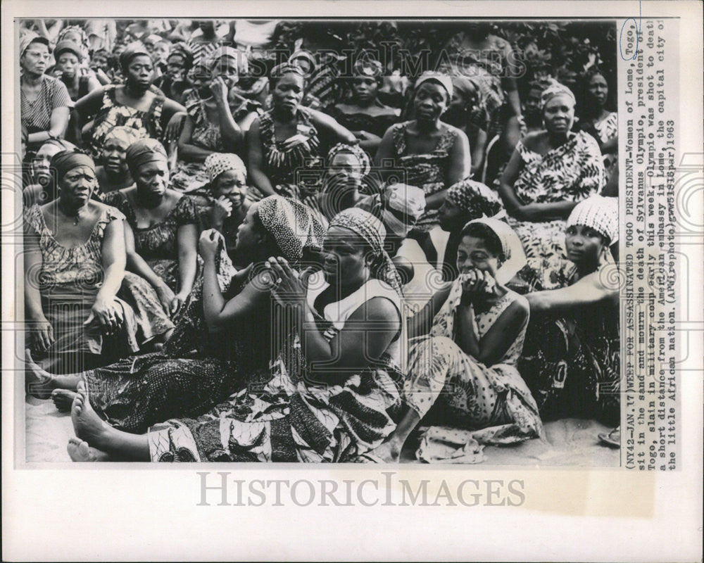 1963 Press Photo  Sylvanus Olympio, President of Togo, Slain in Military Coup - Historic Images