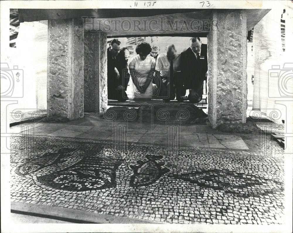 1972 Press Photo Galilee Sea Shore Shrine Israel - Historic Images