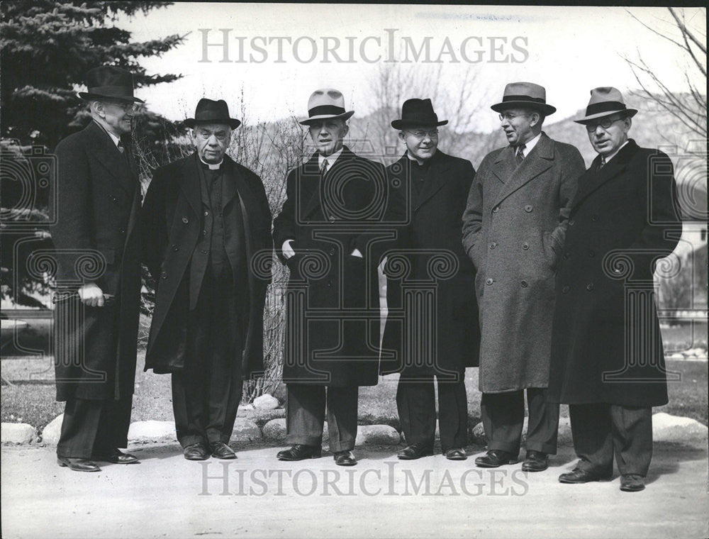 1938 Press Photo Irving Johnson Martin Anderson John Mulroy James Logan Samuel - Historic Images