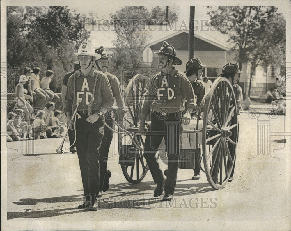 1976 Press Photo Aurora Gateway to the Rockies Parade. - Historic Images