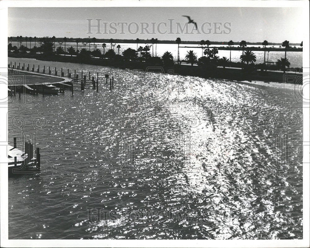 1962 Press Photo Clearwater Memorial Causeway Sparkle Northern newspaper icy - Historic Images