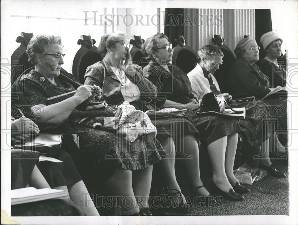 1961 Press Photo Vermont Women - Historic Images