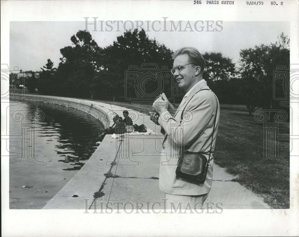 1959 Press Photo Sergei Khrushchev - Historic Images