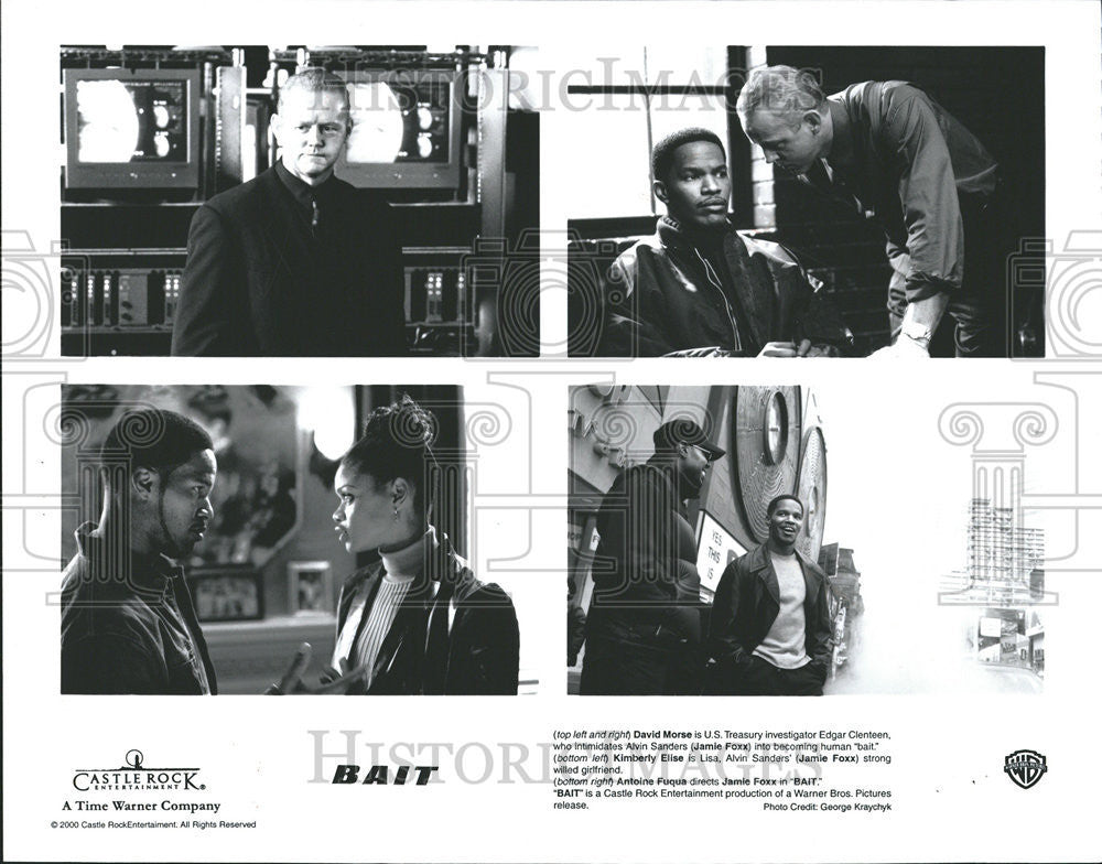 Press Photo Edgar Clenteen Jamie Foxx Kimberly Elise Antonie Fuqua Bait - Historic Images