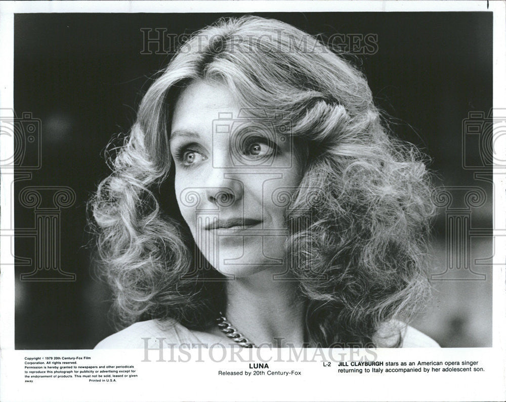 1982 Press Photo Jill Clayburgh  American Opera Singer Italy Actress Academy - Historic Images