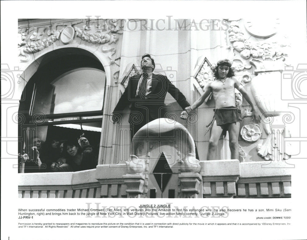 1997 Press Photo Tim Allen American Film &amp; Television Actor - Historic Images