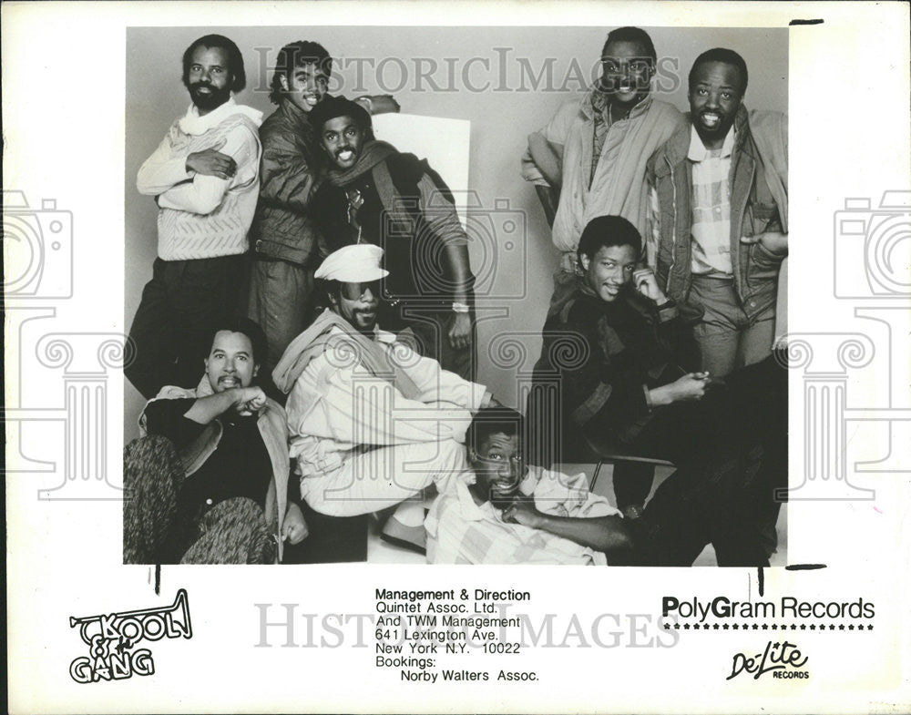 1986 Press Photo Kool and the Gang (musical groups) - Historic Images