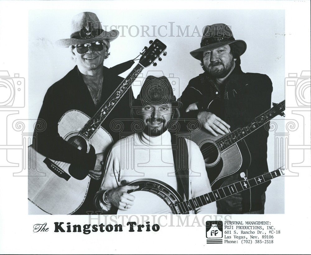 1960 Press Photo The Kingston Trio American Folk Pop Music Group Guard Shane - Historic Images