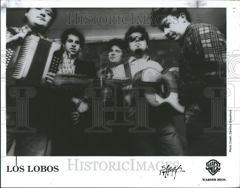 1988 Press Photo Music Group Los Lobos - Historic Images