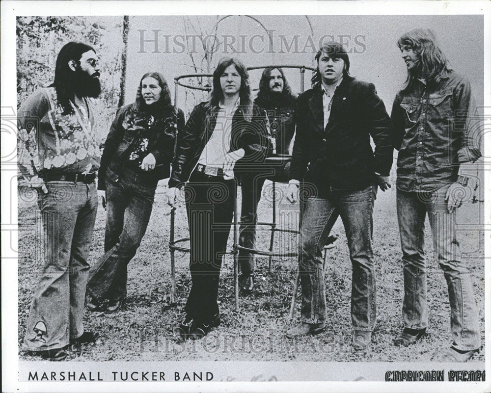 1976 Press Photo Music Group Marshall Tucker Band - Historic Images