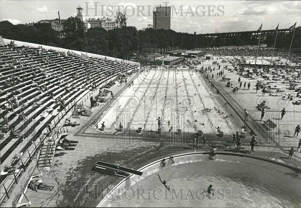 1965 Press Photo Swed Stockholm Southern Section Vacation Summerhouses Boating - Historic Images