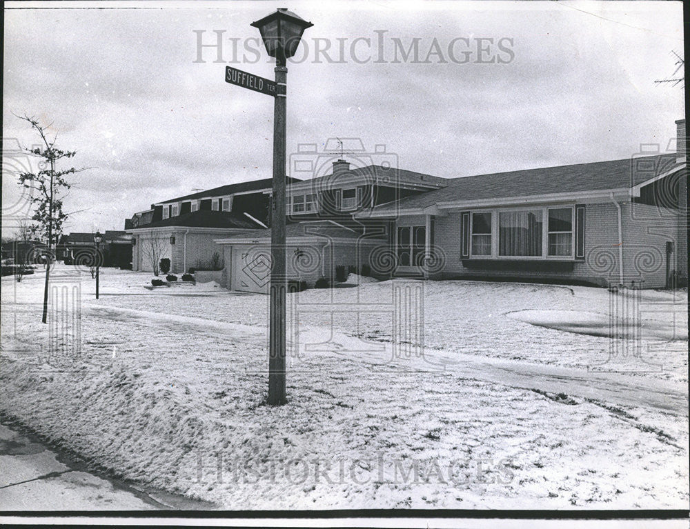 1970 Press Photo High Priced Homes In Sutton Point Subdivision - Historic Images