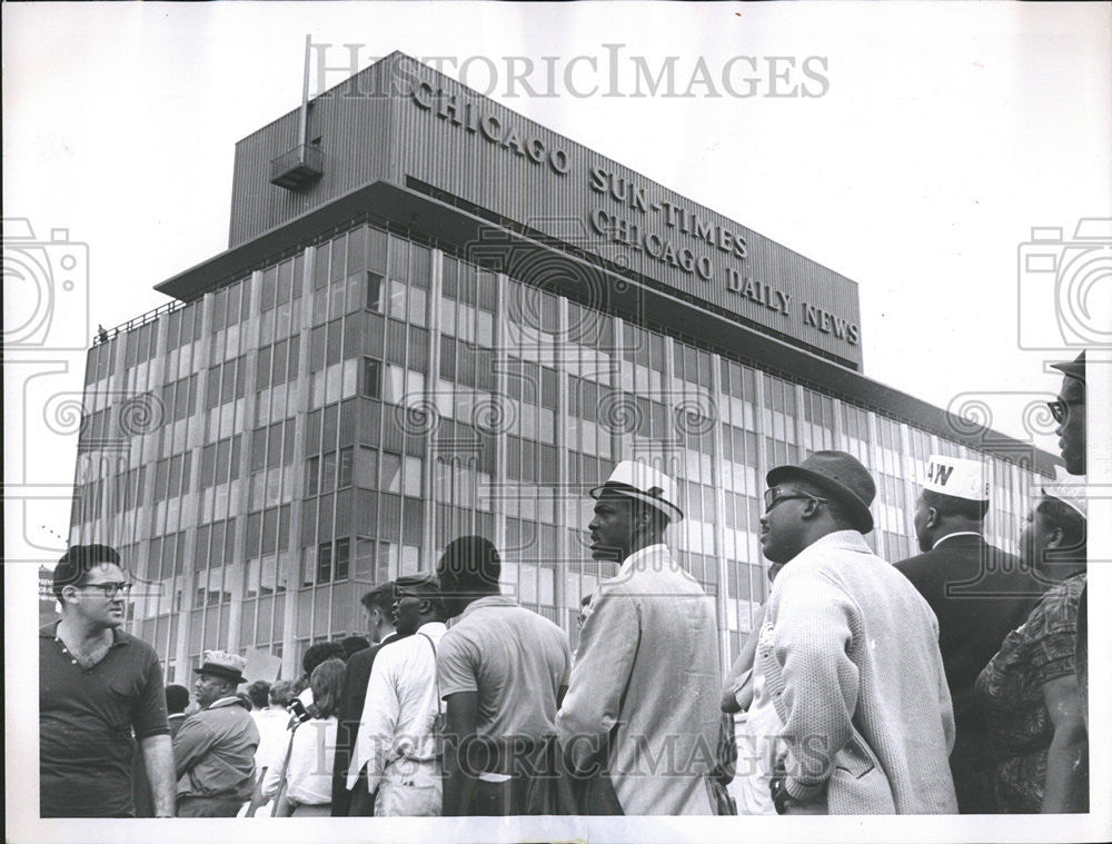 1963 Press Photo Sun Times Chicago Chicago Delegation Washington Jubilant - Historic Images