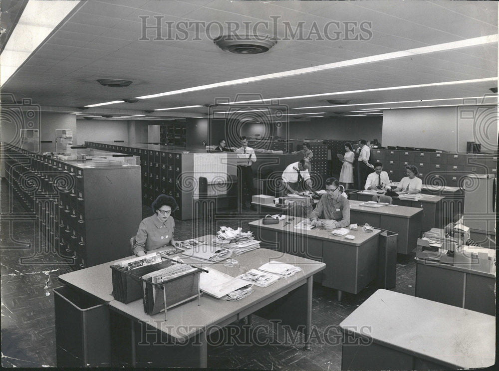 1961 Press Photo The Public, Crerar and Newberry - Historic Images