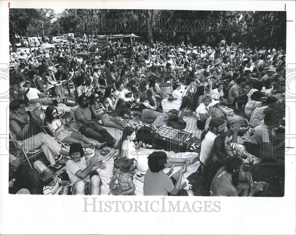 1976 Press Photo Bluegrass festival Pray Watson Bluegrass Watson talent - Historic Images