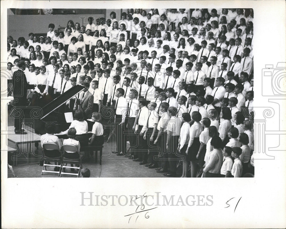 1969 Press Photo The Pinellas County Festival Offered in Bayfront Center Arena - Historic Images