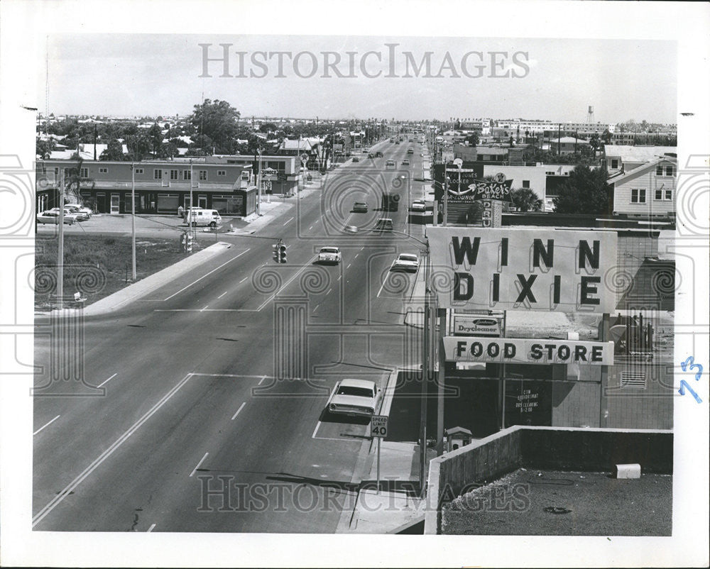 1964 Press Photo Gulf Boulevard Has Been Widened to to the Pinellas Bayway - Historic Images