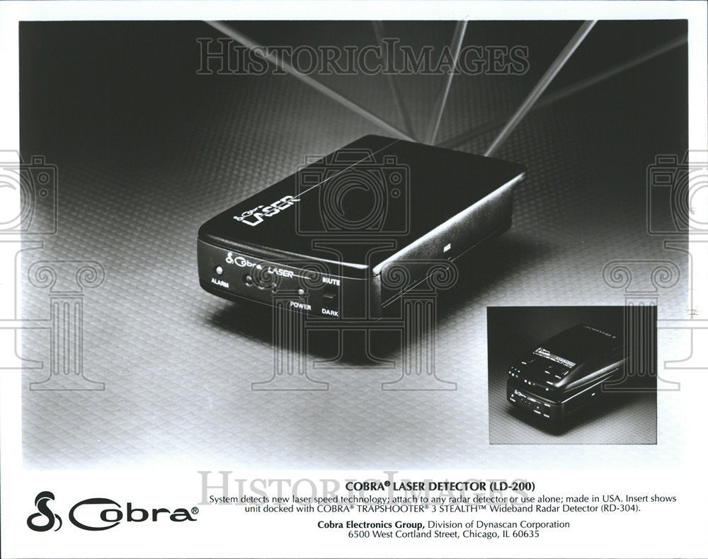 Press Photo Cobra Laser Radar Detector - Historic Images