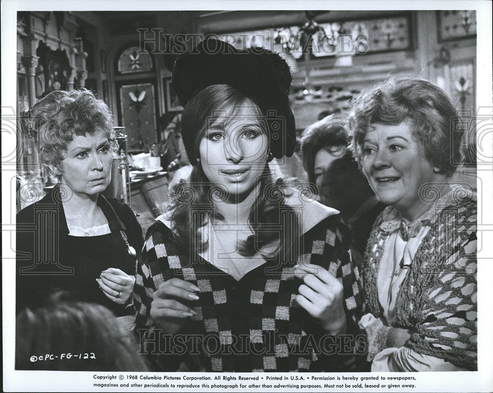 1968 Press Photo Barbara Streisand in Funny Girl - Historic Images