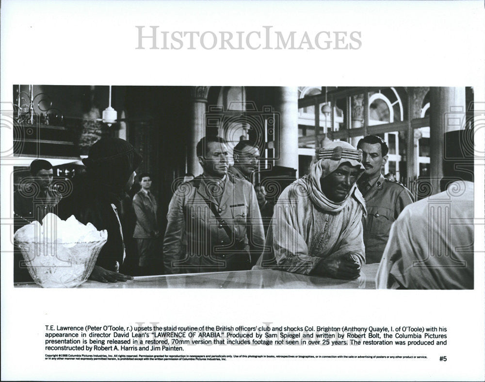 Press Photo Director David Lean&#39;s, Lawrence Of Arabia - Historic Images