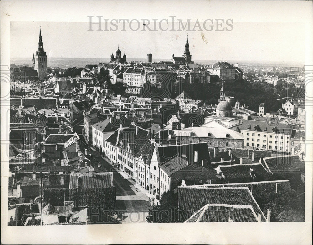 1939 Press Photo This is a General View of Tallinn, Capital of Estonia - Historic Images