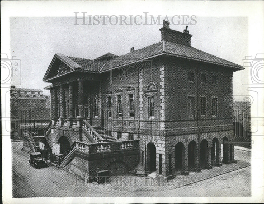 1936 Press Photo Customs House at Ipswich, Where Mrs.Simpson Suit Took Place - Historic Images