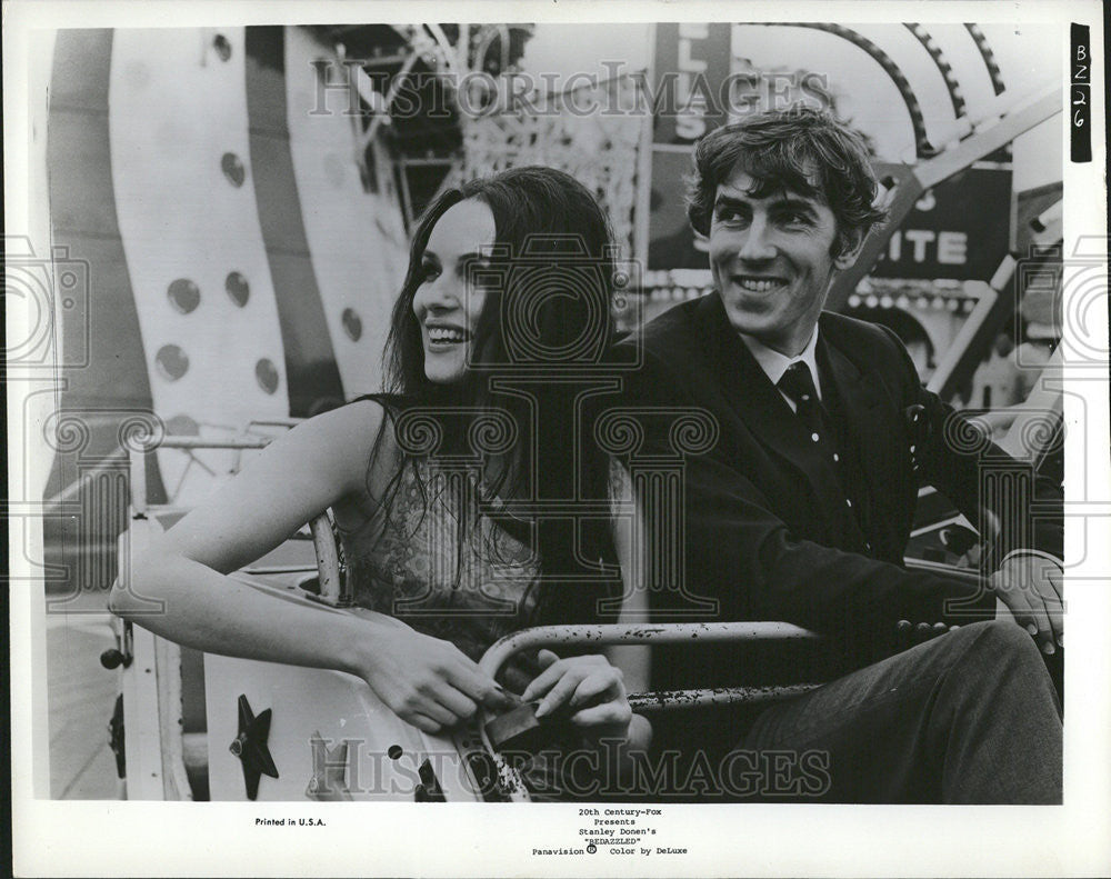 1968 Press Photo Dancile Noel and Peter Cook are Co-Stars in &quot;Bedazzled&quot; - Historic Images