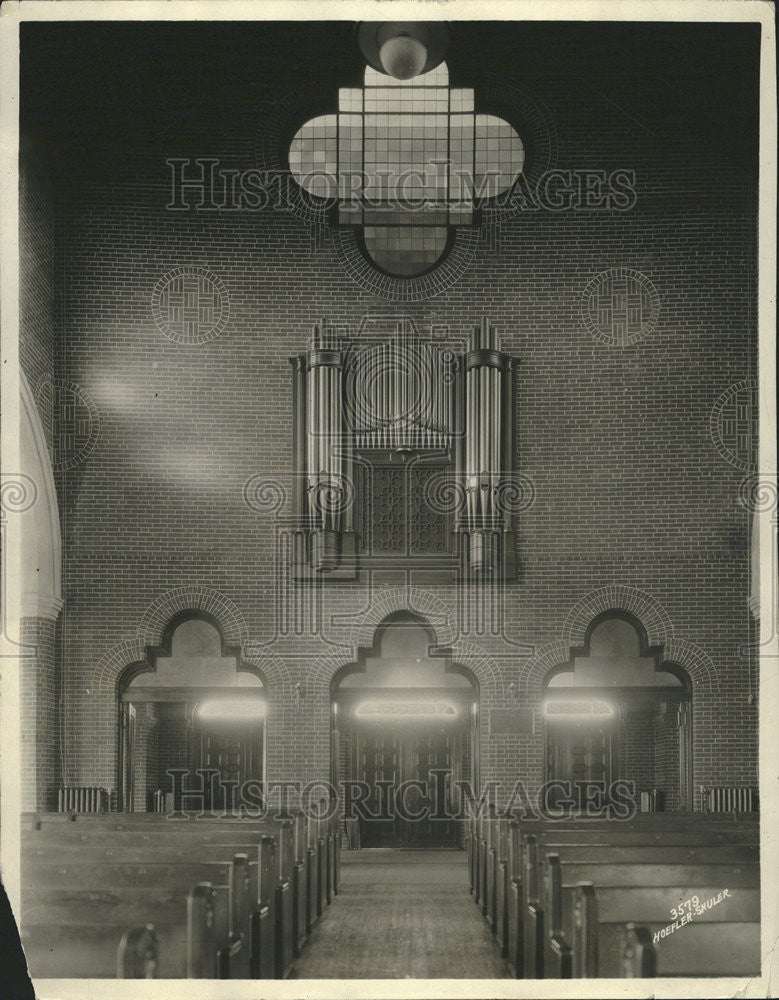 Press Photo Echo Organ - Historic Images