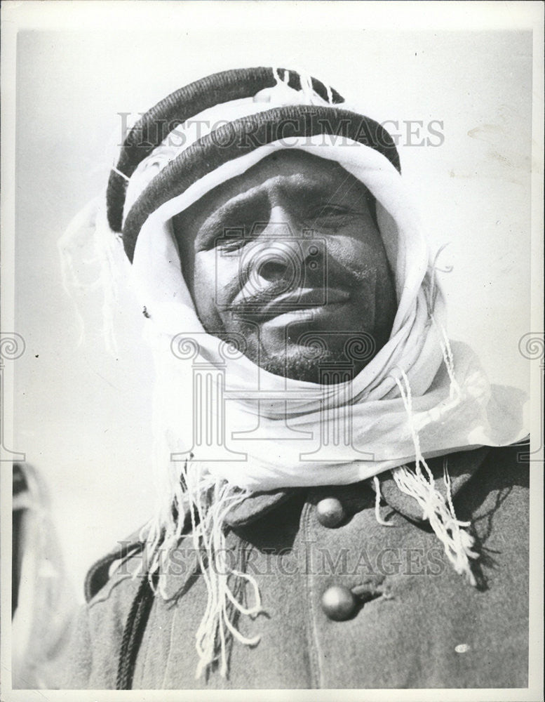 1937 Press Photo French Colonial Soldier Morocco - Historic Images