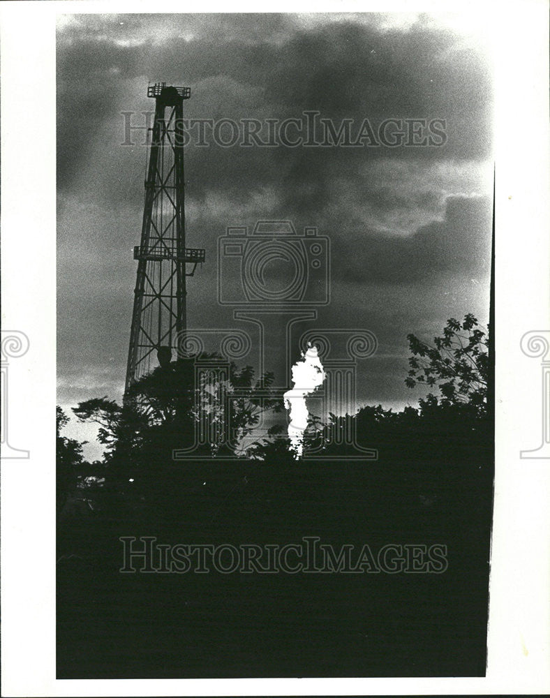 1979 Press Photo Mexico Oil Refinery Plant - Historic Images