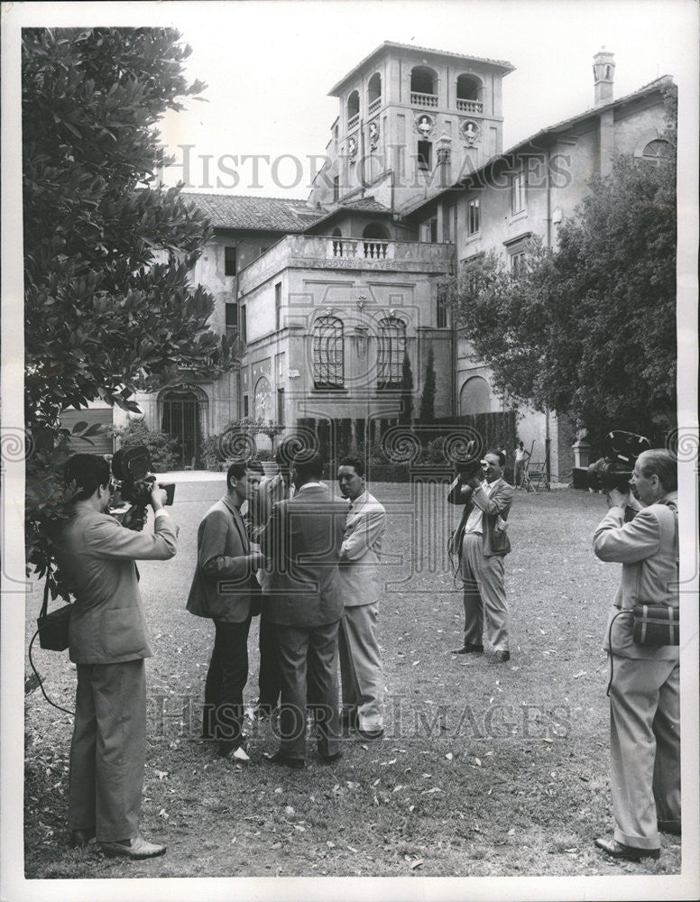 1956 Press Photo Vila Taverna, Residence of US Ambassador To Italy - Historic Images