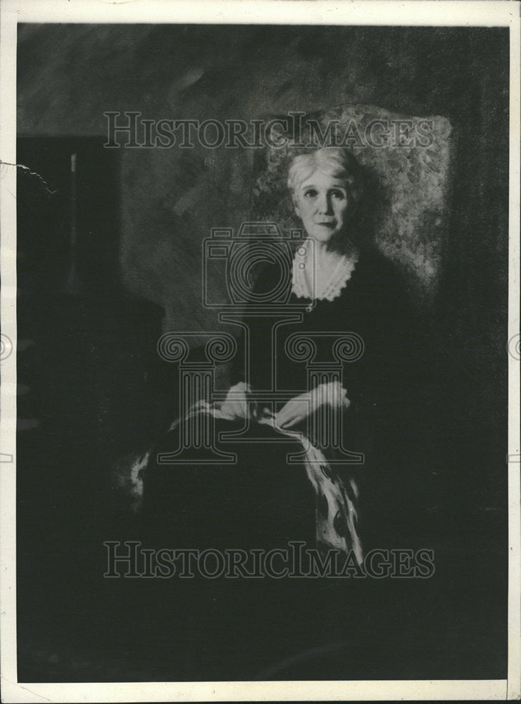 1928 Press Photo Hoosier Salon Picture Contest Winner My Mother Portrait - Historic Images