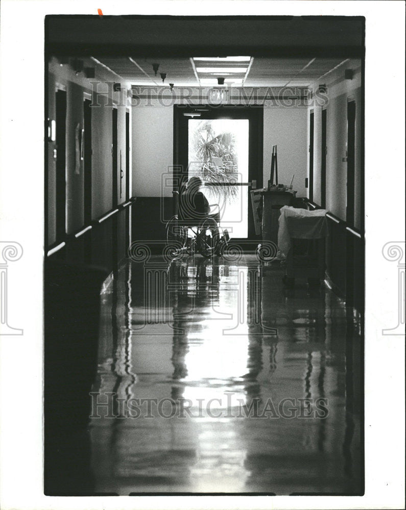 1985 Press Photo Quality Care Nursing Home St. Petersburg Florida - Historic Images