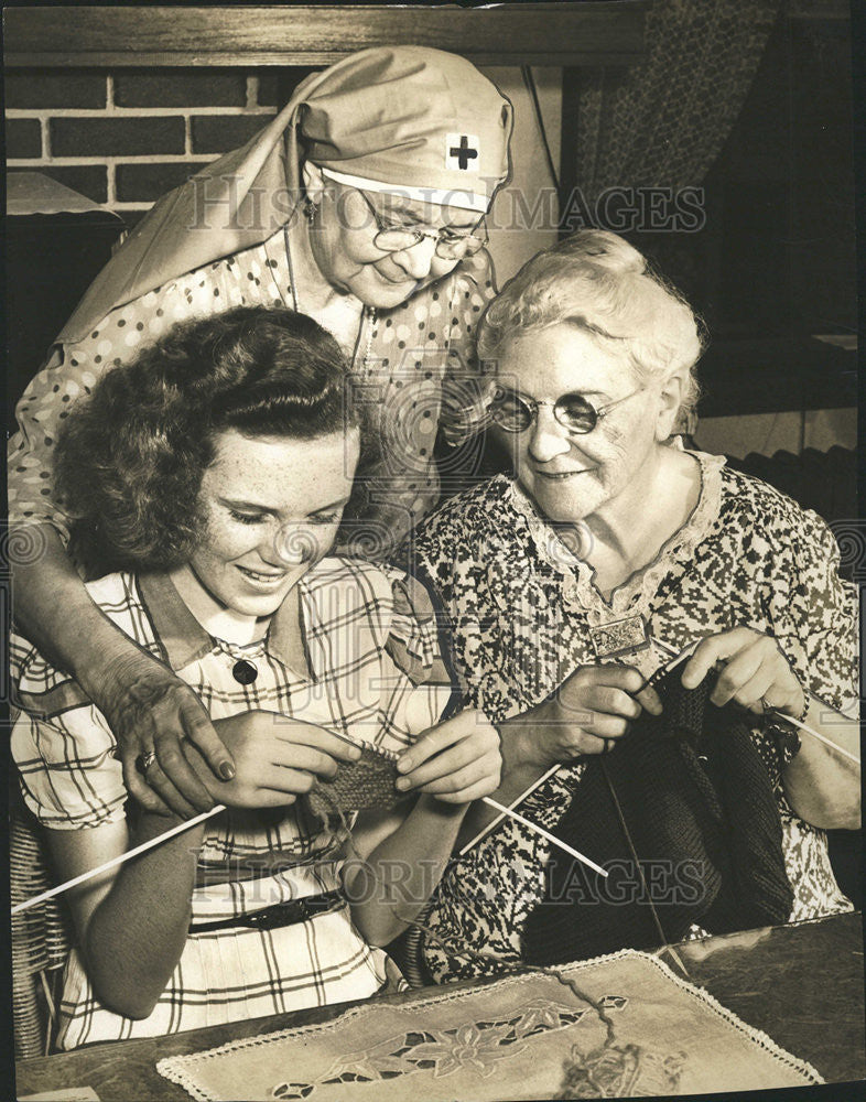 1941 Press Photo Masonic House Red Cross - Historic Images