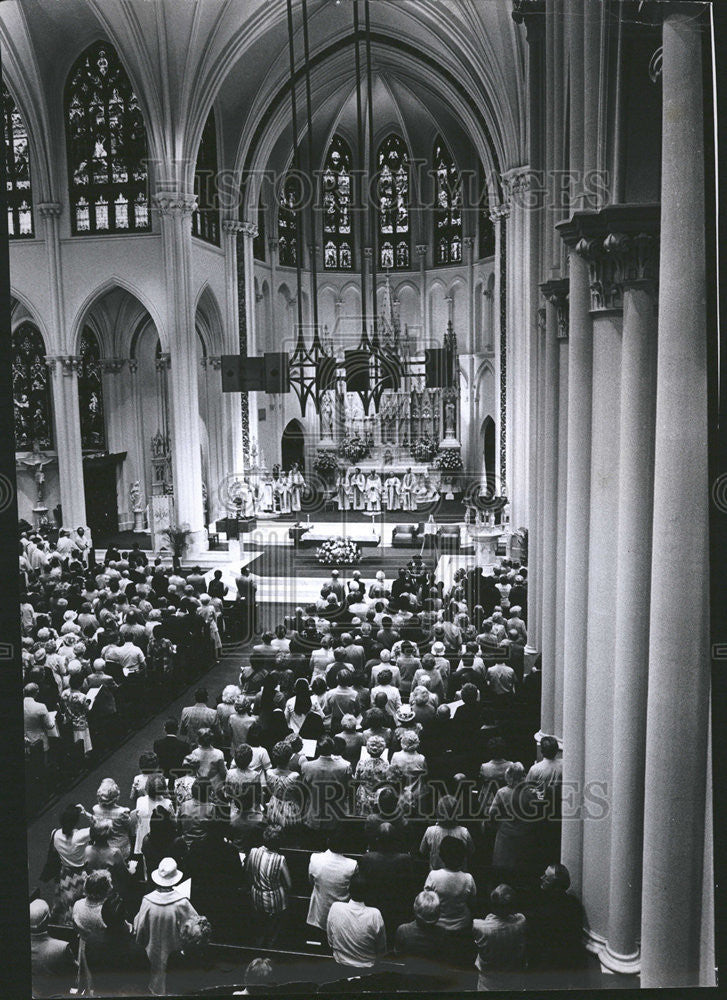 1980 Press Photo Dedication of Basilica of The Immaculate Conception in Denver - Historic Images