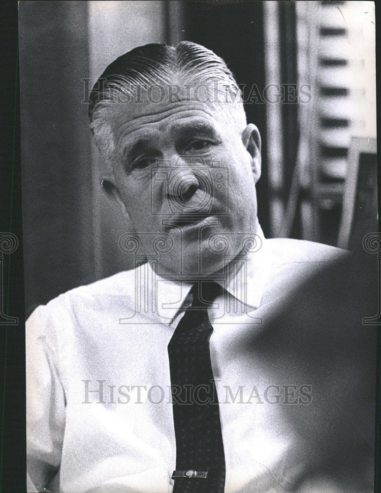 1963 Press Photo George Wilcken Romney Businessman Republican Party Politician - Historic Images