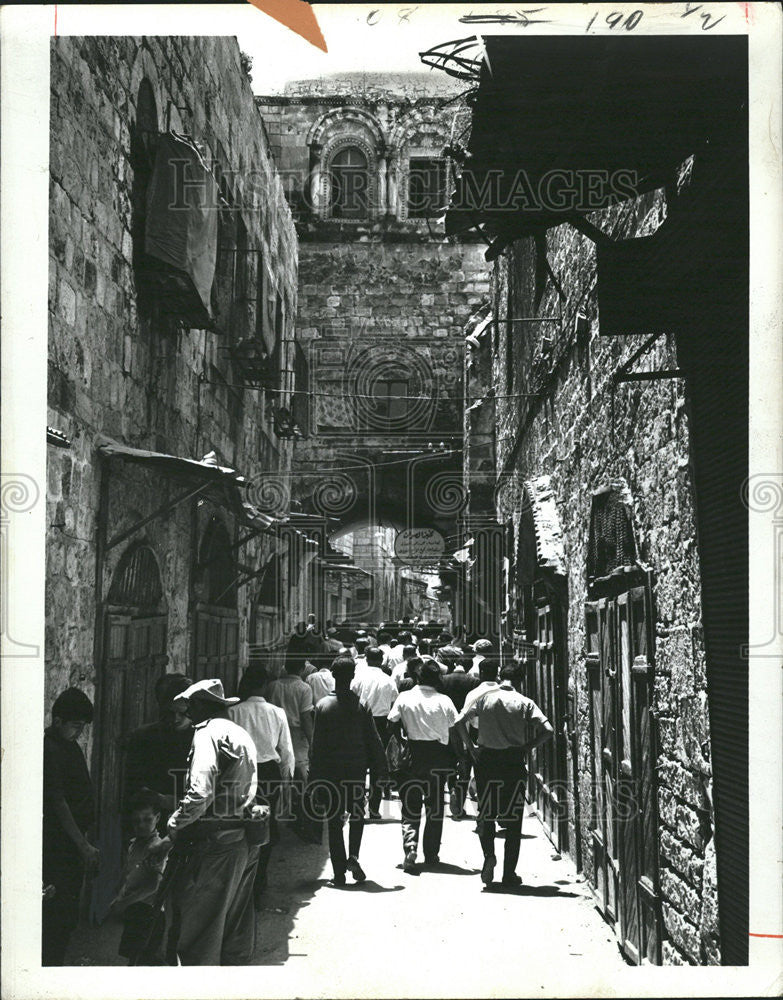 1972 Press Photo Jerusalem/Israel/Holy City - Historic Images