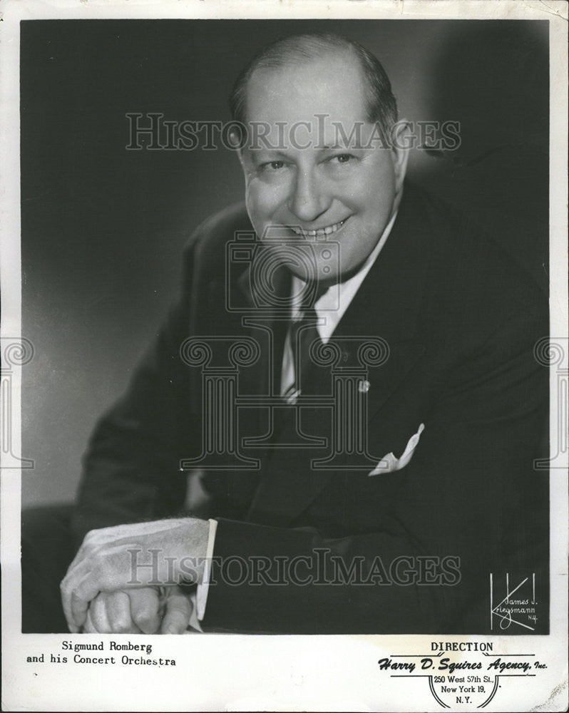 1951 Press Photo Sigmund Romberg Hungarian born American composer operettas - Historic Images